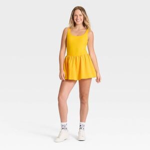 JoyLab - Women's Game Day Active Dress - JoyLab Yellow M Yellow